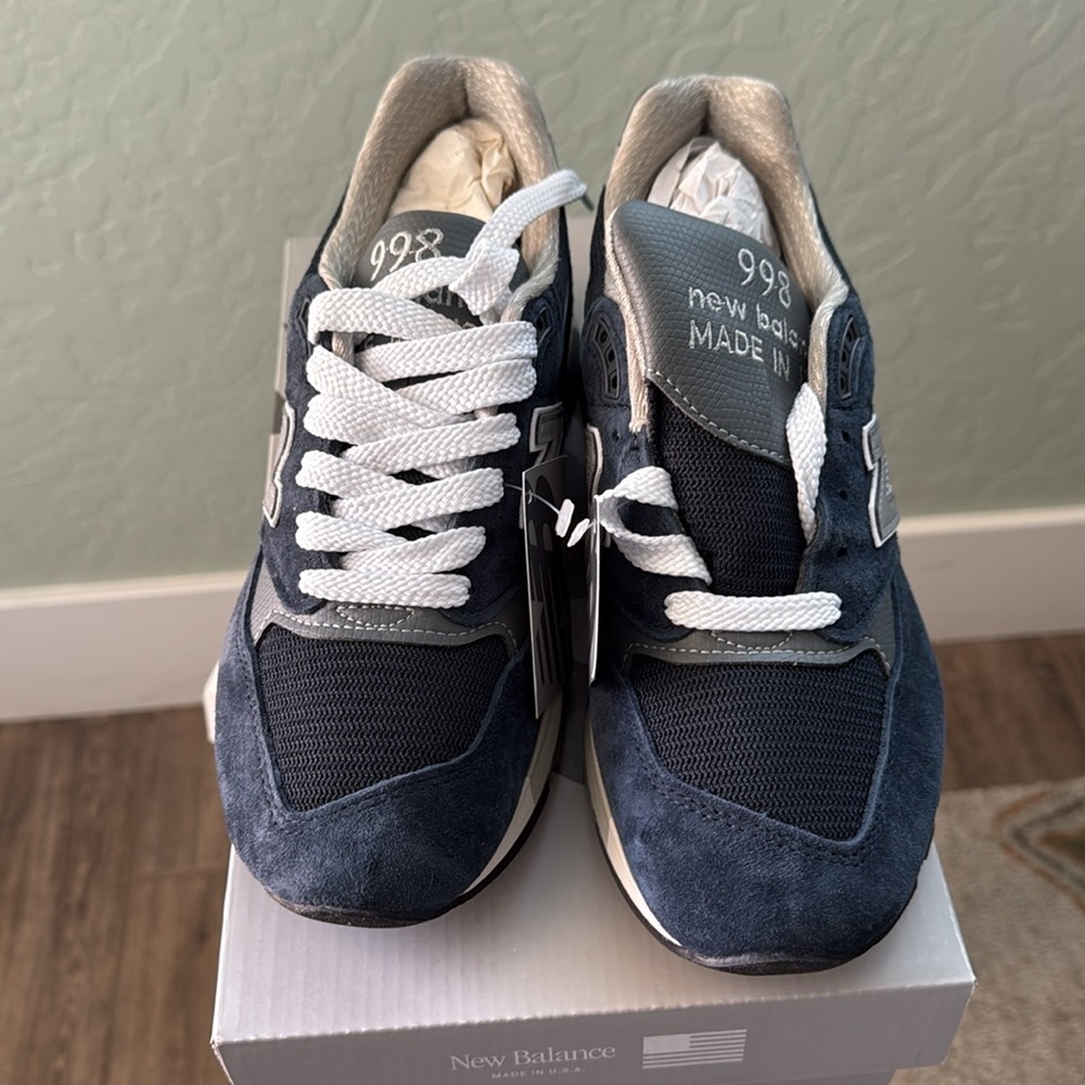 New Balance 998 navy/silver EU38 - Picture 3 of 7